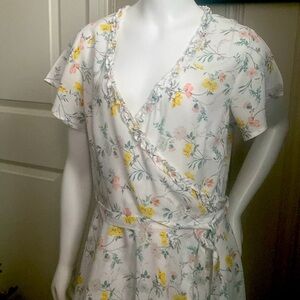 Loft Wrap Dress EUC Size 0 petite
